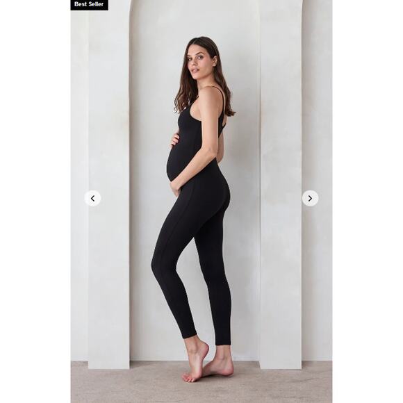 Bumpsuit Jumpsuit Womens Small The Kate Maternity Unitard Bodysuit Minimalist - Picture 3 of 11